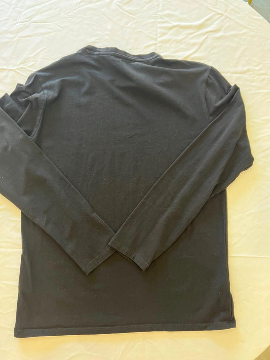 GUESS Metallic Logo Long Sleeve T-Shirt